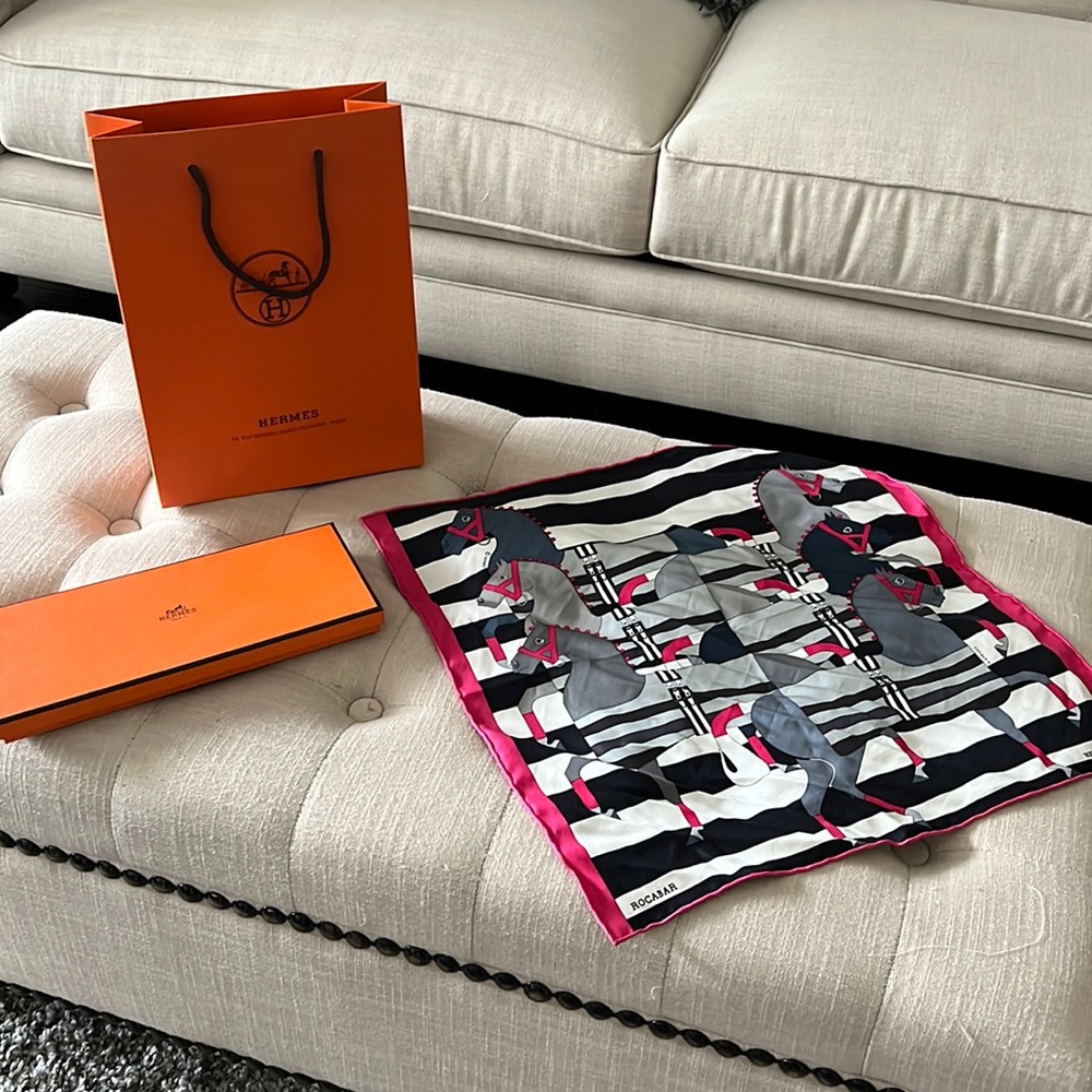 Hermes Scarf Rocabar. Designed by Henri d’ORIGNY.